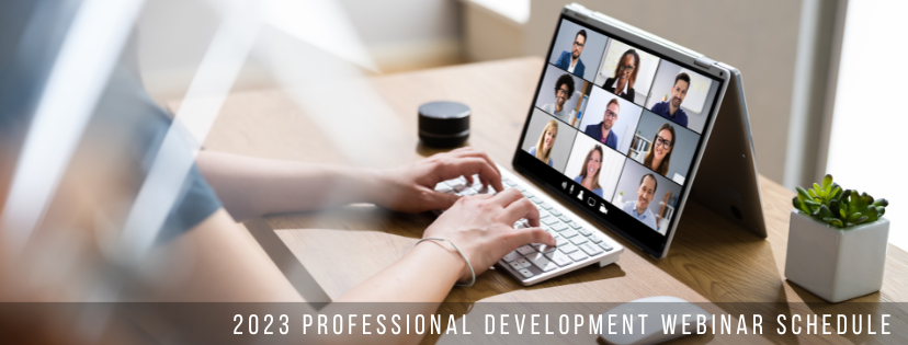 2023 Professional Development Webinars