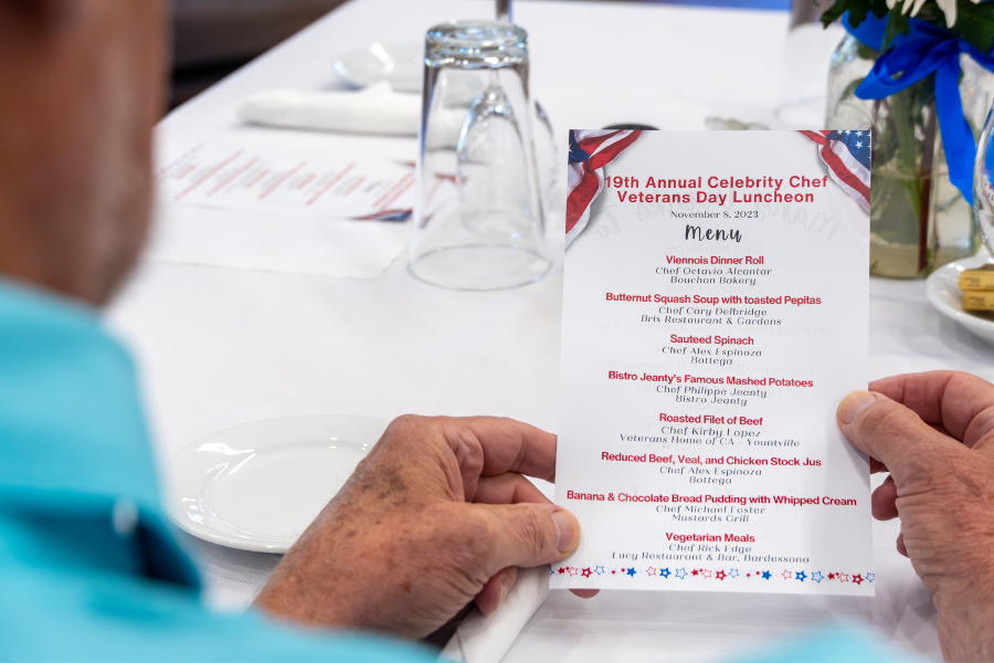 <br />
2023 Celebrity Chefs Veterans Day Luncheon<br />
