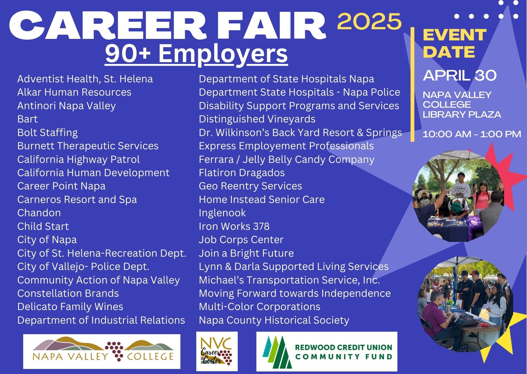 NVC Career Fair 2025 Employers (1 of 2)