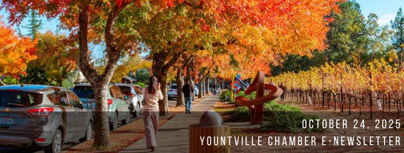 Yountville Chamber: October 24 Newsletter