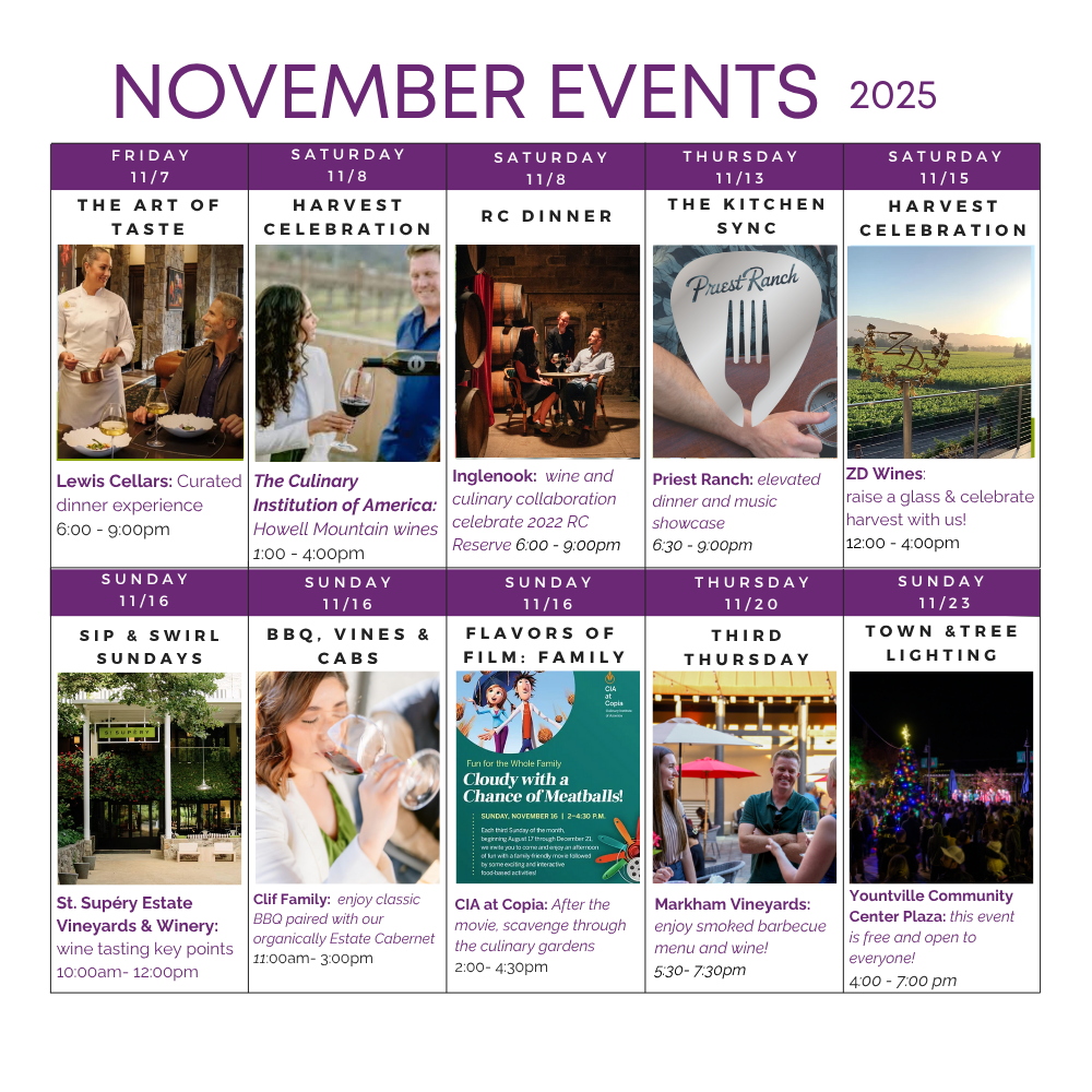 Nov Events Calendar