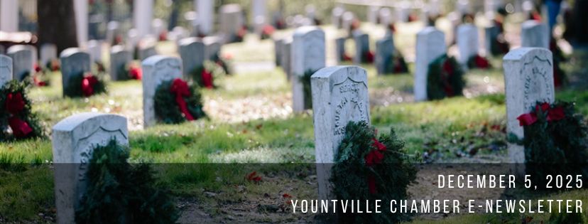 Yountville Chamber: December 5 Newsletter