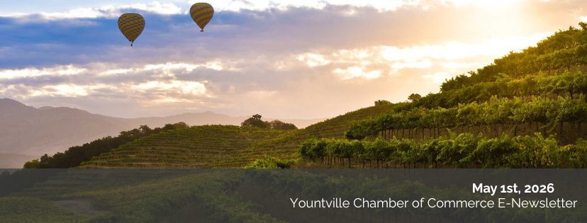 Yountville Chamber: May 1st Newsletter