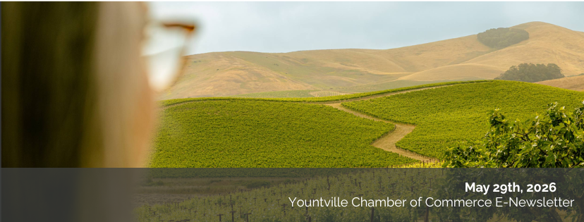 Yountville Chamber: May 29th Newsletter